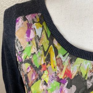 Trouvé Multicolored Long Sleeve Top NWT Size XS